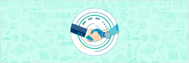Рукопожатие человека и робота